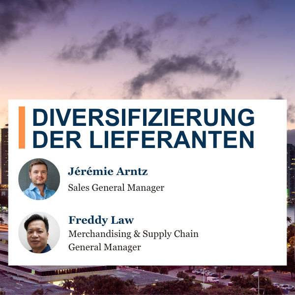 Interview über die Diversifizierung der Lieferanten