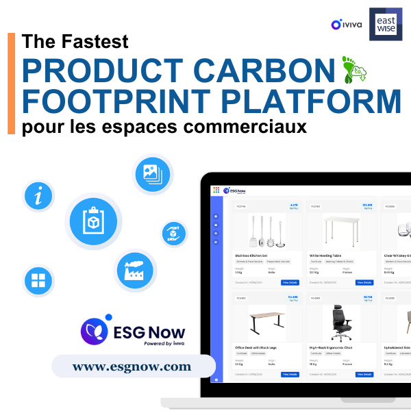 ESG Now: The fastest platform to calculate the carbon footprint of your products